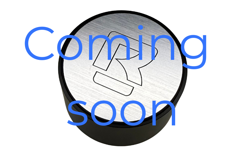 Ground coffee container lid, black top with logo emblem